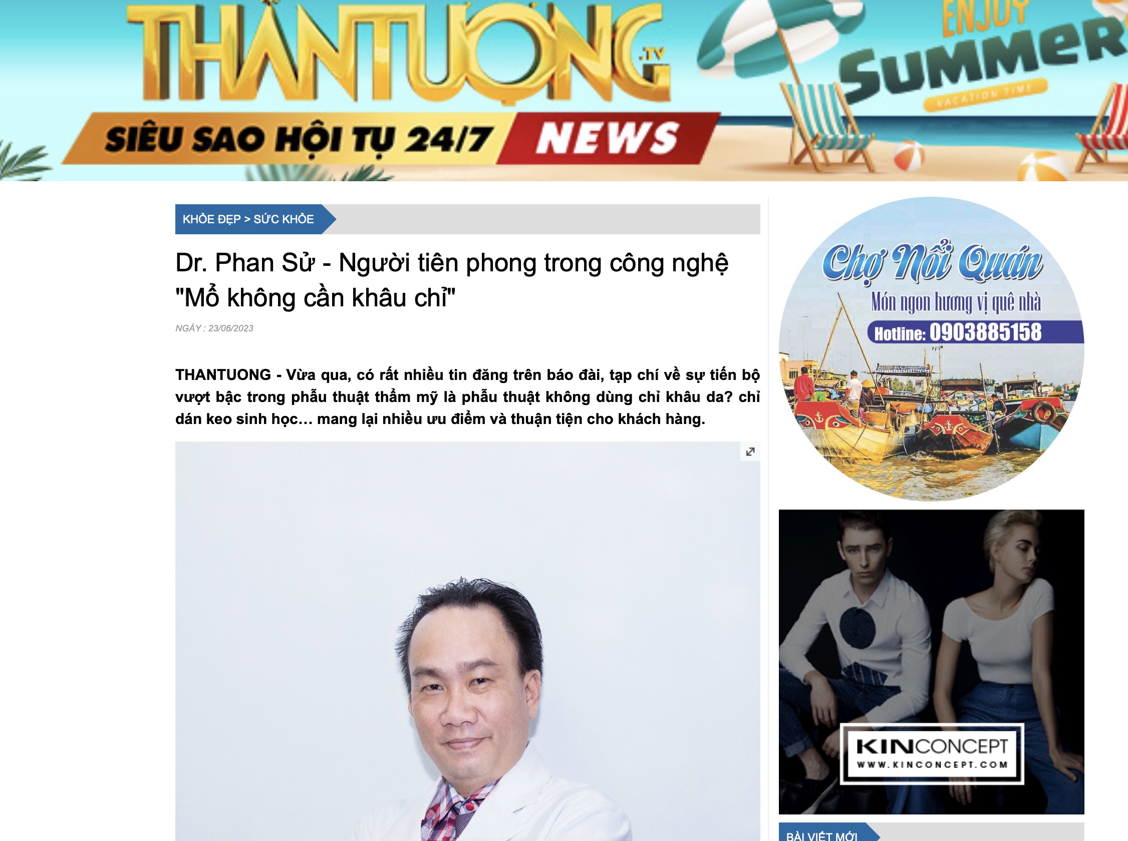 Dr. Phan Sử - Người tiên phong trong công nghệ "Mổ không cần khâu chỉ"